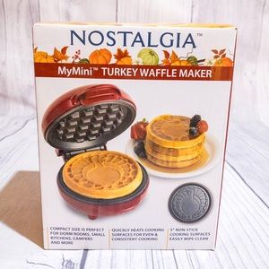‼️SOLD‼️ Nostalgia MyMini Turkey Waffle Maker